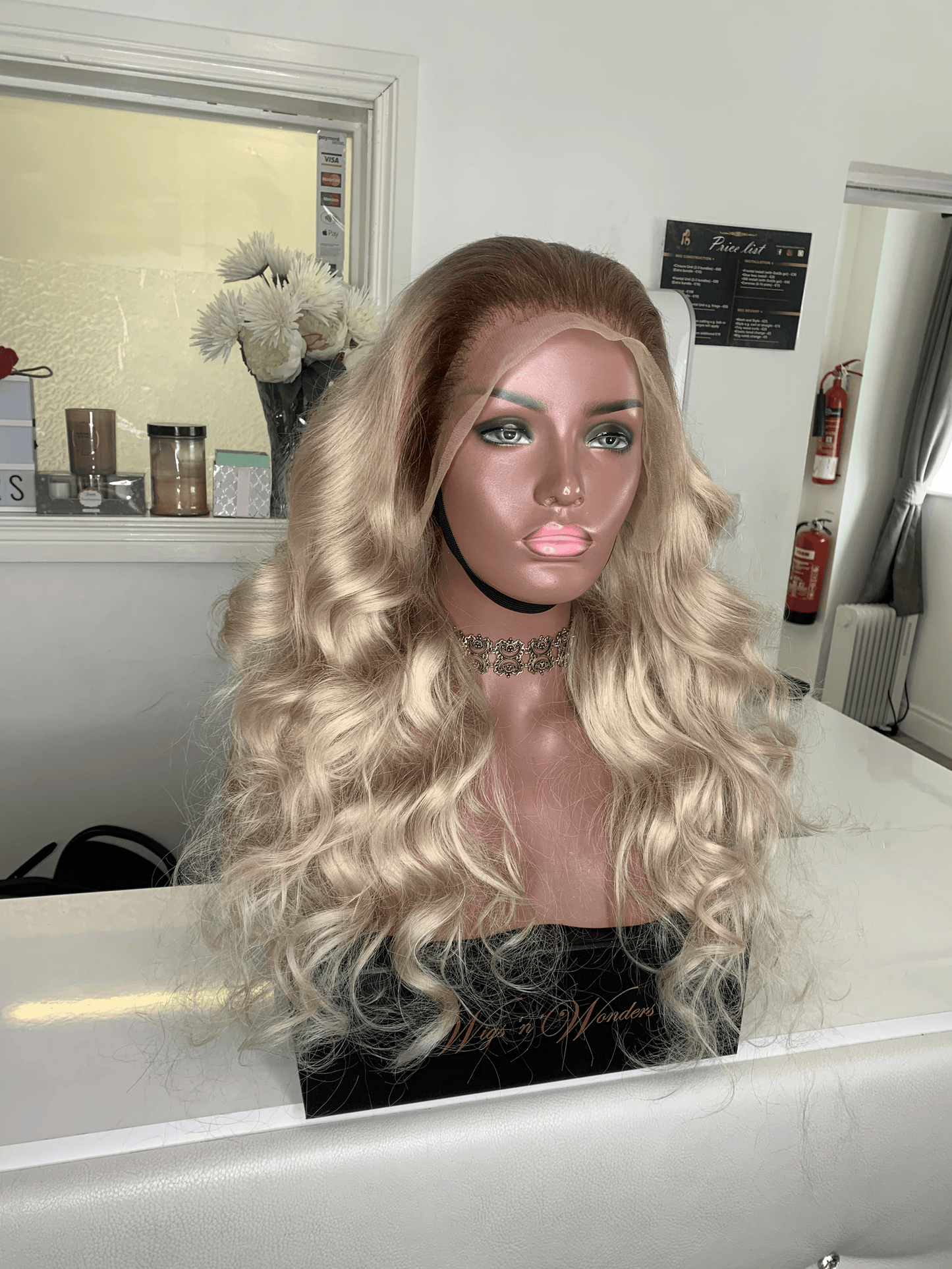 Icy blonde unit